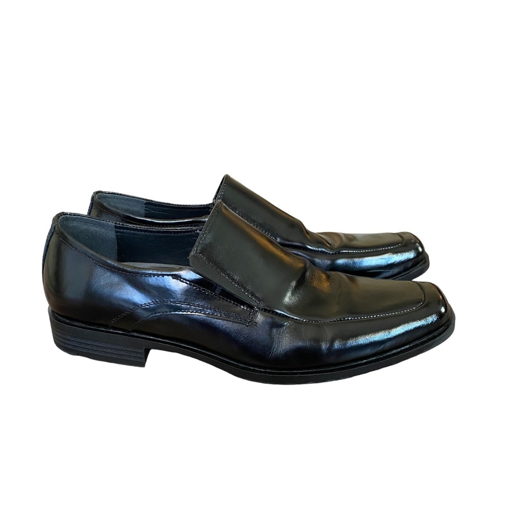 Stacy Adams CASSIDY Mens Black Slip On Casual Dress Shoes Size 10M Excellent